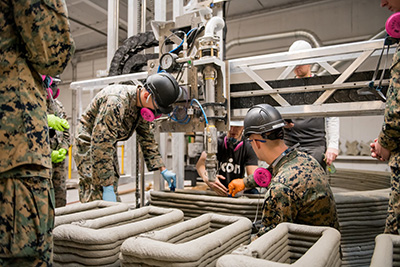 Icon aids USMC in 3D printing demonstration – Concrete Products