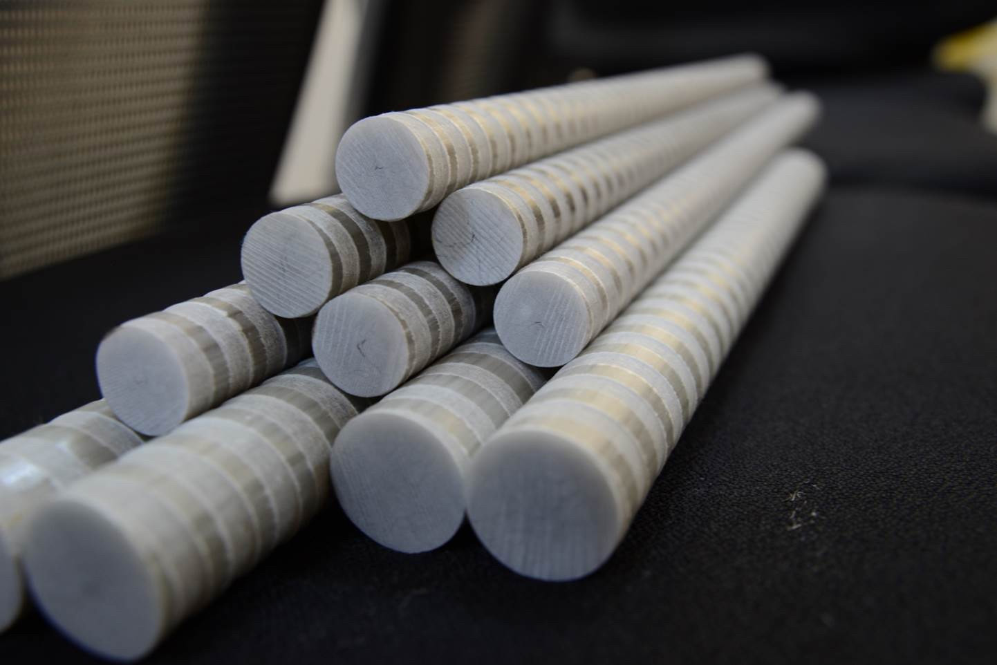 Owens Corning threads Buy America needle for Mateenbar Fiberglas Rebar – Concrete Products