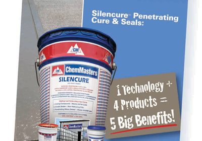 Silencure Penetrating Silane/Siloxane Fortified Cure and Seal products.