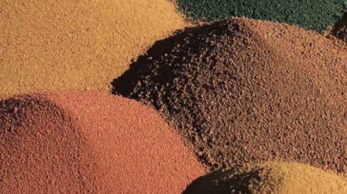 Granulating Iron Oxide Pigments for Use in Concrete