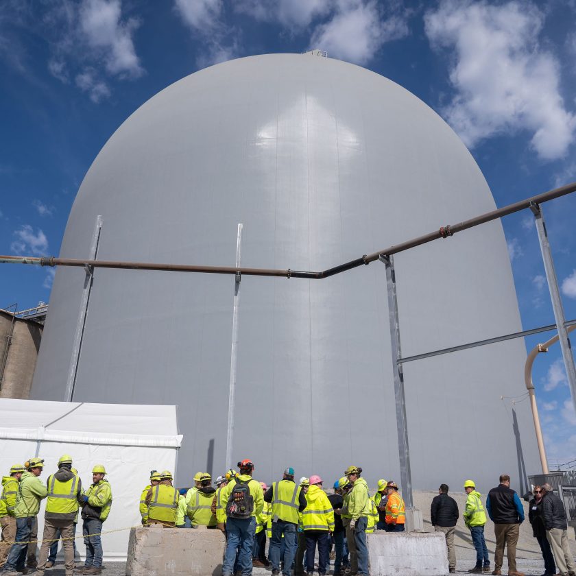 Continental Opens Continents Largest Cement Storage Dome Concrete