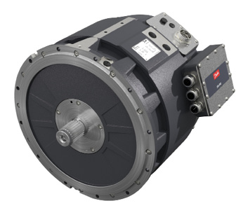 High voltage winch motor