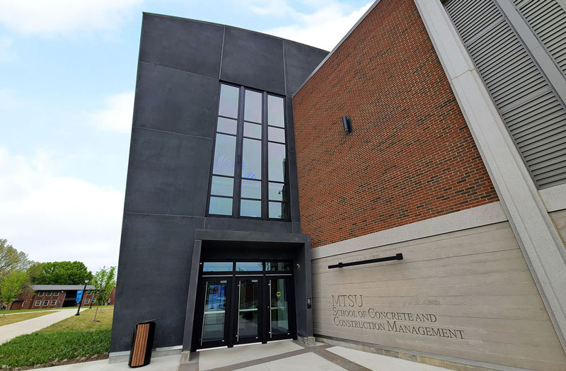 Gate Precast and Precision Stone were recognized in the 2025 PCI Design Awards for their work on the newest Middle Tennessee State University campus addition.
Photo: Precast, Prestressed Concrete Institute 