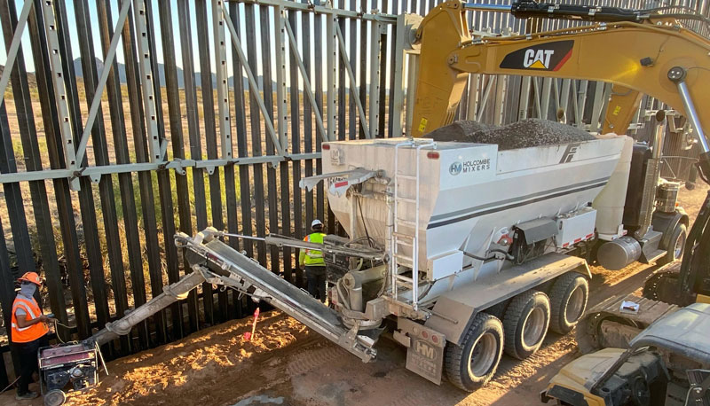 United States-Mexico border wall construction